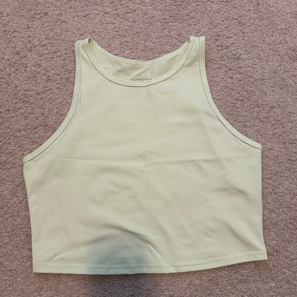 Fleo light lime Tank Top